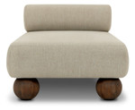 Leilani Outdoor Chaise - Alessi Buff by Four Hands