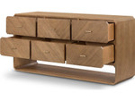 Caspian 6 Drawer Dresser - Natural Ash Veneer by Four Hands