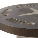 Poker Table - Aged Metal by Four Hands