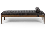 Joanna Chaise - Sonoma Black Leather by Four Hands