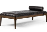 Joanna Chaise - Sonoma Black Leather by Four Hands