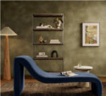 Augustine Chaise Lounge - Sapphire Navy by Four Hands Lifestyle