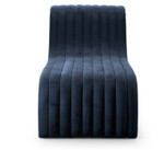 Augustine Chaise Lounge - Sapphire Navy by Four Hands