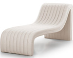 Augustine Chaise Lounge - Dover Crescent Performance Fabric by Four Hands