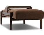 Fawkes Bench Vintage Sienna - Crypton Nomad Mushroom Performance Fabric by Four Hands