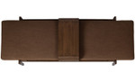 Fawkes Bench Vintage Sienna - Crypton Nomad Mushroom Performance Fabric by Four Hands