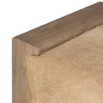 Knox Accent Bench - Light Hair on Hide by Four Hands