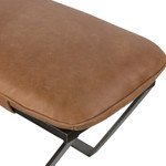 Darrow Bench - Palermo Cognac Leather by Four Hands