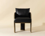 Baz Dining Armchair (Napa Black) by Sunpan Modern Home