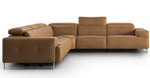 Positano Sectional Sofa in Camel upholstery by Whiteline Modern Living