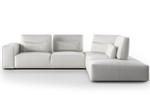 Florida Sectional Sofa (White) by Whiteline Modern Living