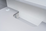 Reception Desk Lowered Monitor Shelf  - LA23L by MDD Office Furniture