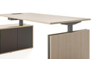 Motion Executive Desk w/ fixed storage by Narbutas