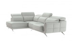 Ronda Sectional Sofa w/ LHF Bumper Chaise (Cement 13 upholstery) by Modekraft