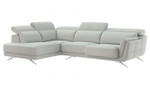 Ronda Sectional Sofa w/ LHF Bumper Chaise (Cement 13 upholstery) by Modekraft