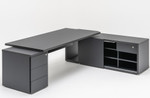 Mito Fenix Executive Desk - Left Pedestal MITF1KDP, MITF2KDP (Fingerprint Proof) by MDD Office
