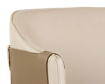 Carter Dining Armchair (Napa Beige & Napa Tan) by Sunpan Modern Home