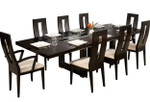 Novo Extension Dining Table in wenge finish by Sharelle Furnishings