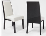 Samba Dining Chairs (Set of 2) in gray lacquer finish by Sharelle Furnishings.