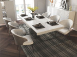 Wave Dining Collection - Silver Matt by ESF Furniture