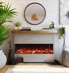True-View 63" XL Deep Smart Electric Fireplace by Amantii