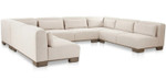 June U Shaped Modular Sectional - Oatmeal by Moe's Home Collection
