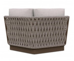Maui Modular Corner Chair w/ Fawn Cushion by Azzurro Living