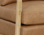 Castell Swivel Lounge Chair - (Ludlow Sesame Rustic Oak) by Sunpan Modern Home