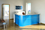 Wave Reception Desk by MDD Office Furniture