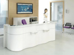 Wave Reception Desk LUV23, LUV24, LUV25, LUV26 by MDD Office Furniture