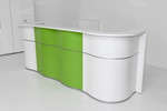 Wave Reception Desk LUV23, LUV24, LUV25, LUV26 by MDD Office Furniture