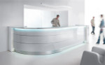 Valde Reception Desk LAV56L, LAV58L, LAV60L by MDD Office Furniture