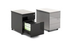 Gloss Mobile Pedestal w/ 3 Drawers - SLD13HT by MDD Office Furniture