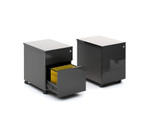 Gloss Mobile Pedestal w/ 3 Drawers - SLD13HT by MDD Office Furniture