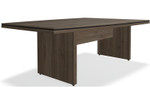 Status 78" Conference Table Starting  Module - X06 in Dark Walnut by MDD Office Furniture