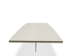 Status 78" Conference Table Ending Module - X08 in Canadian Oak by MDD Office Furniture