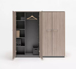 Status Executive Wardrobe Cabinet X52 + Cabinet X51 by MDD Office Furniture