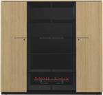 Status Glass Door Storage X5567 (Canadian Oak) by MDD Office Furniture