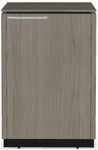 Status H32.3" Storage w/ Right Front Door- X27 in Grey Oak by MDD Office Furniture