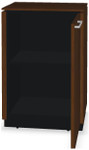 Status H32.3" Storage w/ Right Front Door- X27 in Lowland Nut Inside by MDD Office Furniture