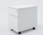 Standard Mobile Pedestals w/ File Drawer No Handles by MDD Office Furniture