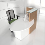 Ovo Reception Desk LOP10 by MDD Office Furniture