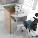 Ovo Reception Desk LOP10 by MDD Office Furniture