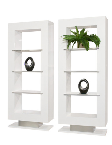 Mia Room Divider in white finish by Sharelle Furnishings