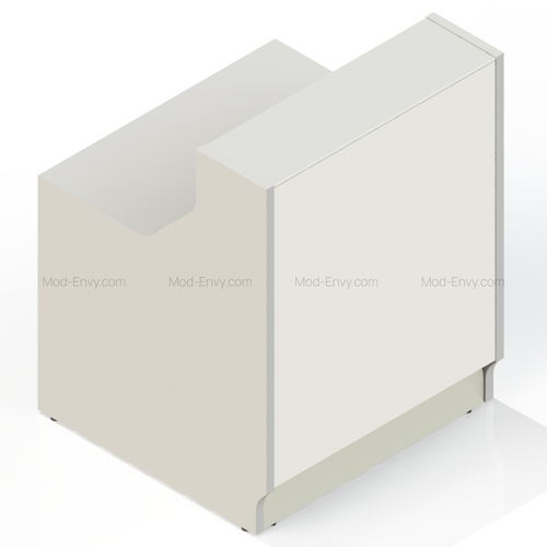 Linea Reception Desk System models LIN08 by MDD Office Furniture
