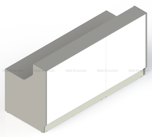 Linea Reception Desk model LIN20 by MDD Office Furniture