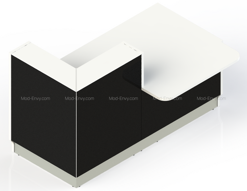 Linea Reception Desk model LIN29L by MDD Office Furniture