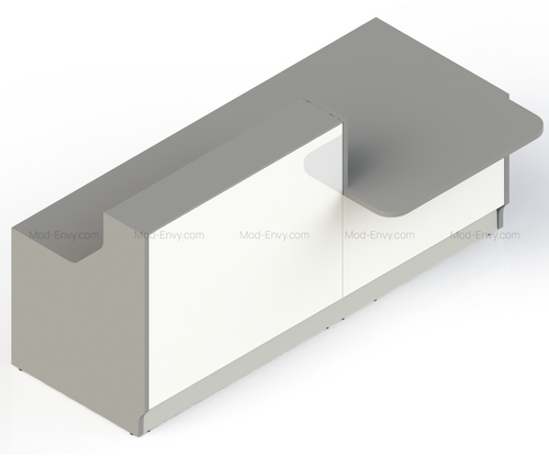 Linea Reception Desk model LIN34L by MDD Office Furniture
