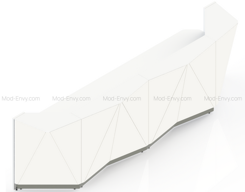 Alpa Reception Desk ALP15 by MDD Office Furniture