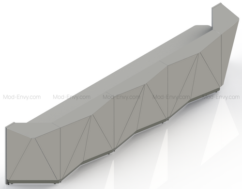 Alpa Reception Desk model ALP16 by MDD Office Furniture